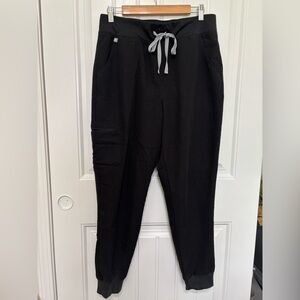 Figs Black Jogger Pants with